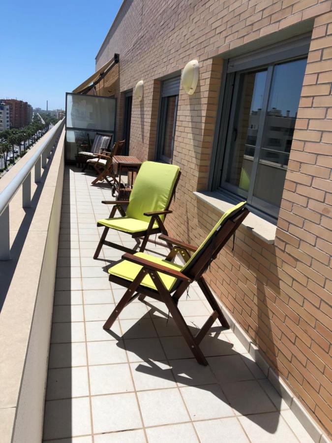 Atico Mirador Paseo Antonio Banderas Primera Linea De Playa Y Piscina 말라가 외부 사진